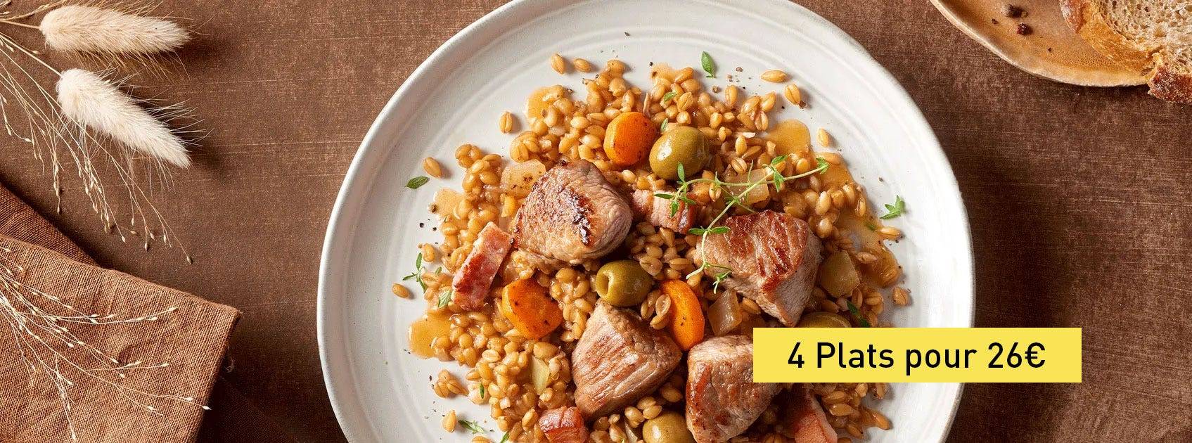 Plats cuisinés individuels