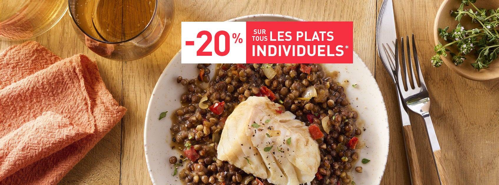 Plats cuisinés individuels