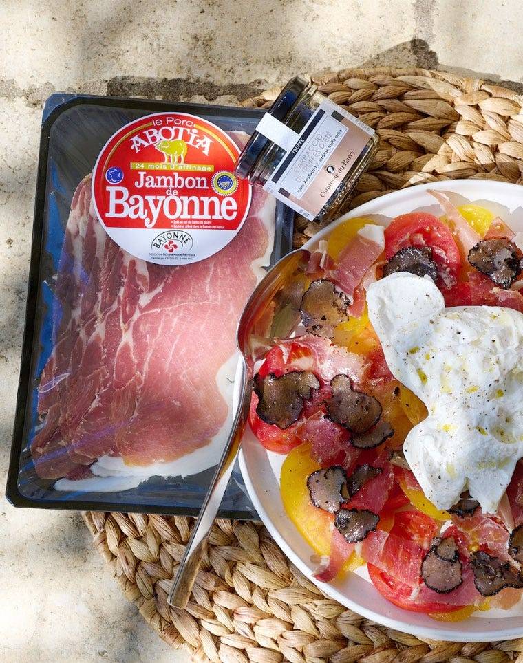 RECETTE : Burrata, jambon & truffe ✨