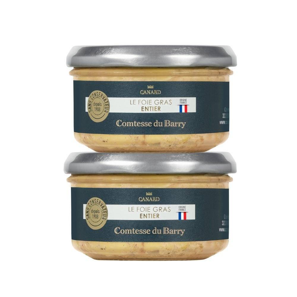 Lot de 2 foies gras de canard entier du Sud-Ouest 140g