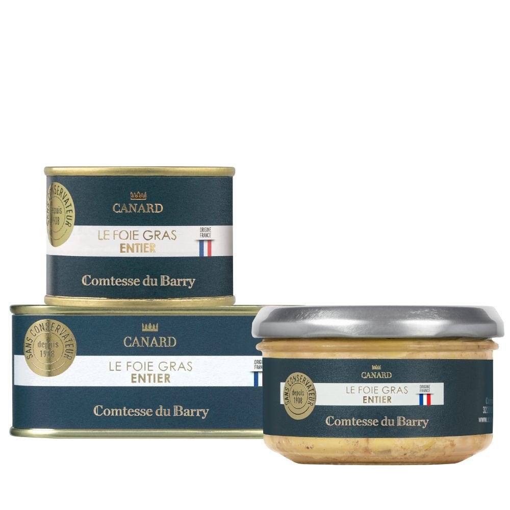 lot de 3 foies gras de canard comtesse du barry