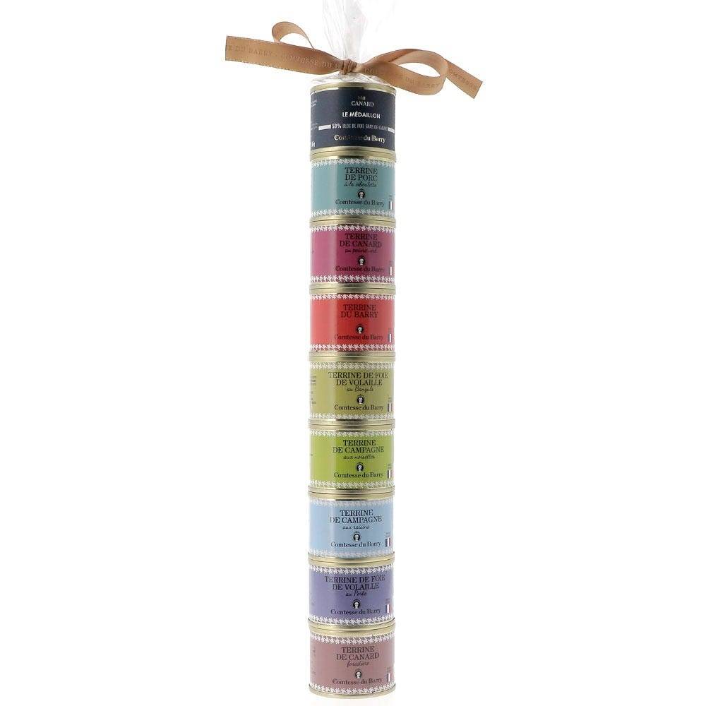 Cadeau gourmand : baguette de terrines comtesse du barry