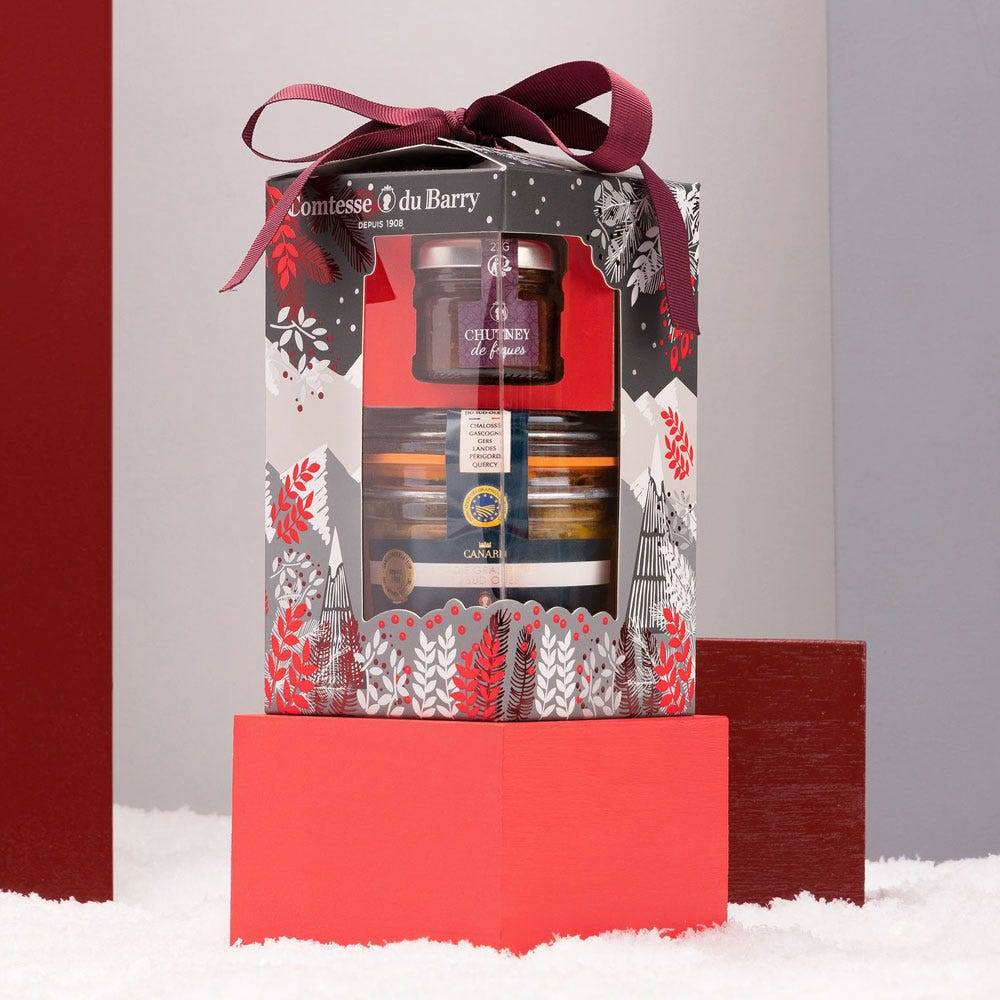 Le Sublime : coffret de Noël foie gras entier et chutney de figue