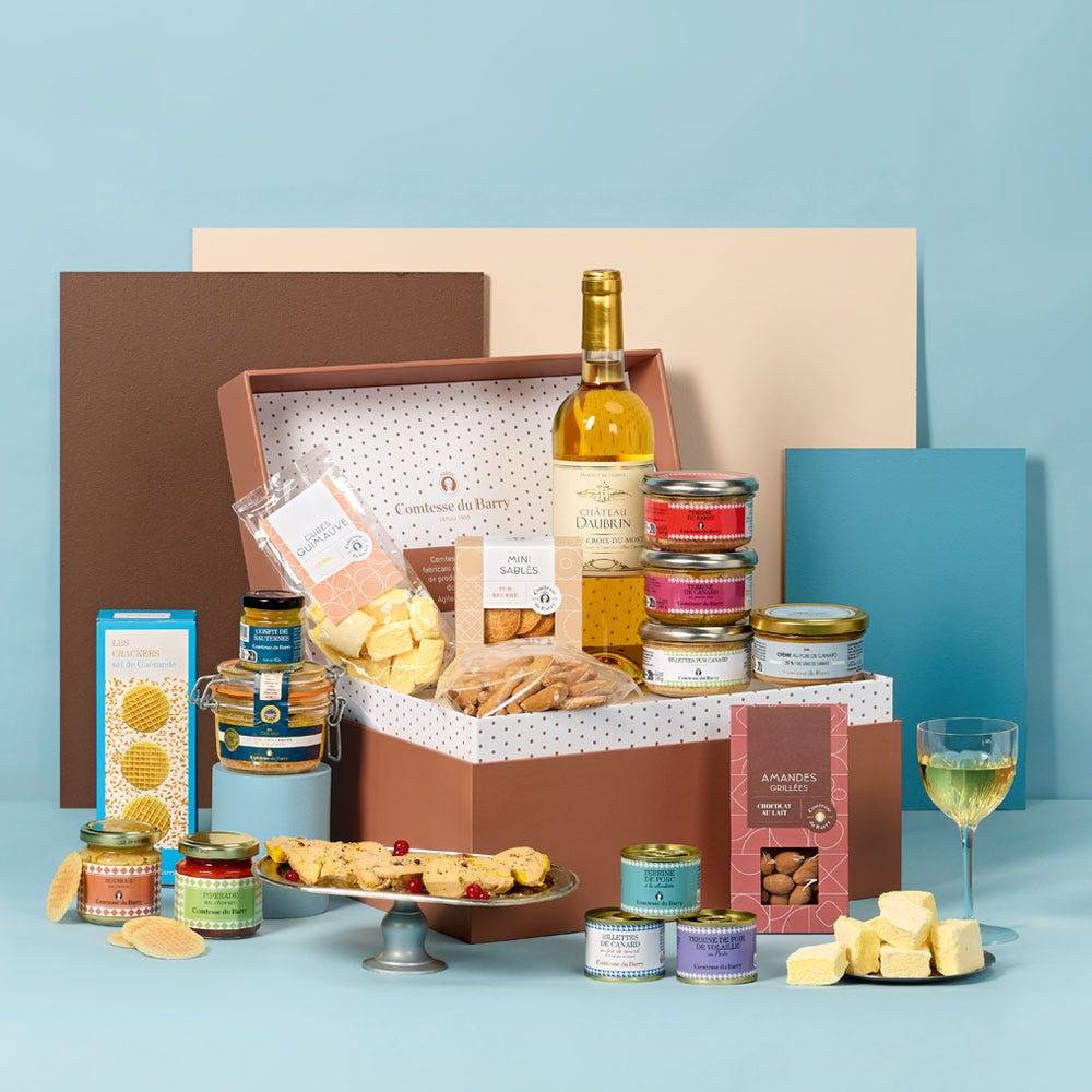 Coffret gourmand La Malle Comtesse, les incontournables du terroir réunis dans une seule malle - Comtesse du Barry