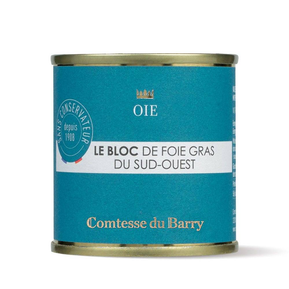 Block of goose foie gras 100g