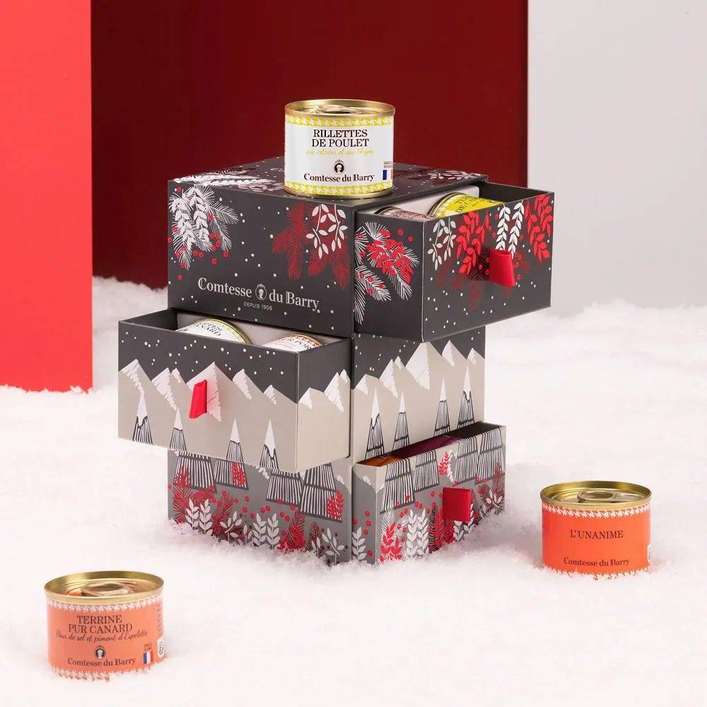 Coffret Gourmand de Noël édition limitée Comtesse du Barry