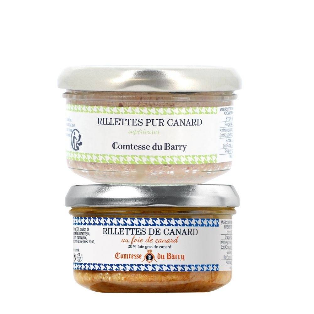 LOT DE RILLETTE CANARD COMTESSE DU BARRY