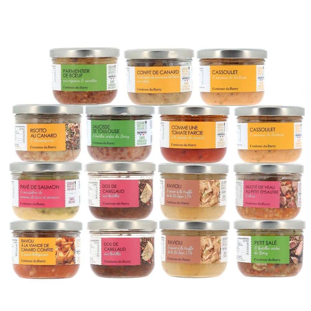 L' assortiment gourmand - plats individuels pour 1 personne