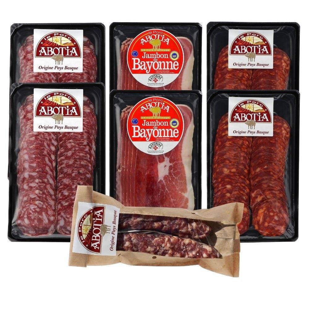 assortiment salaisons charcuterie abotia