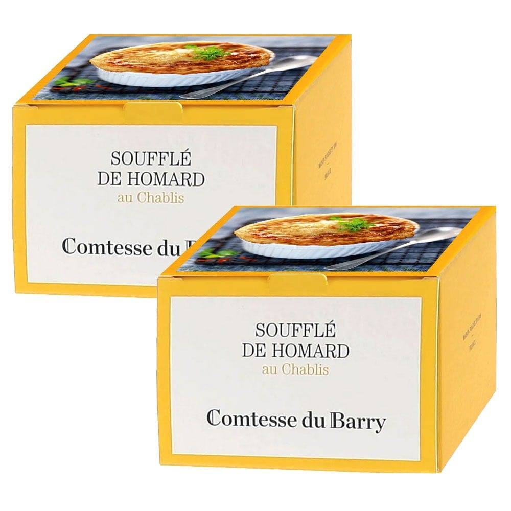 Lot de 2 soufflés de homard au Chablis 80g