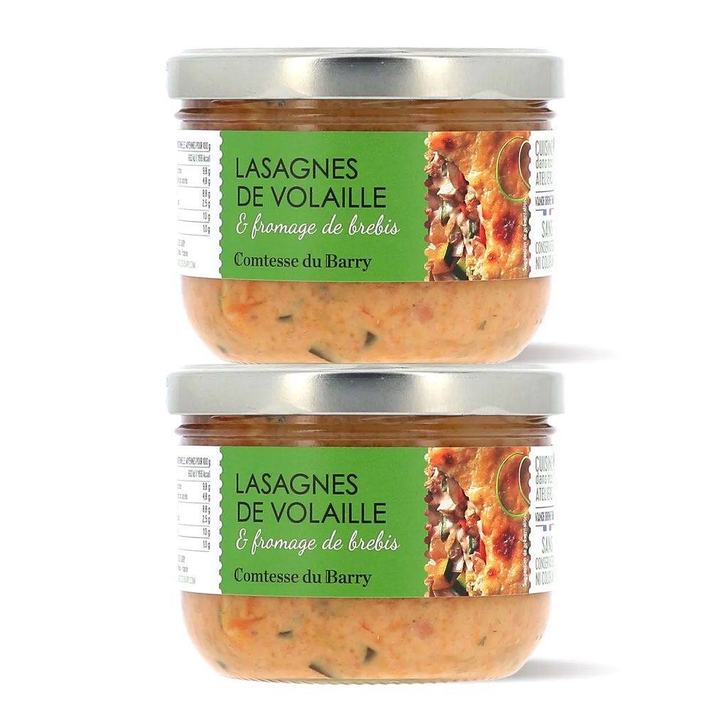 Lot de 2 lasagnes de volaille Comtesse du Barry