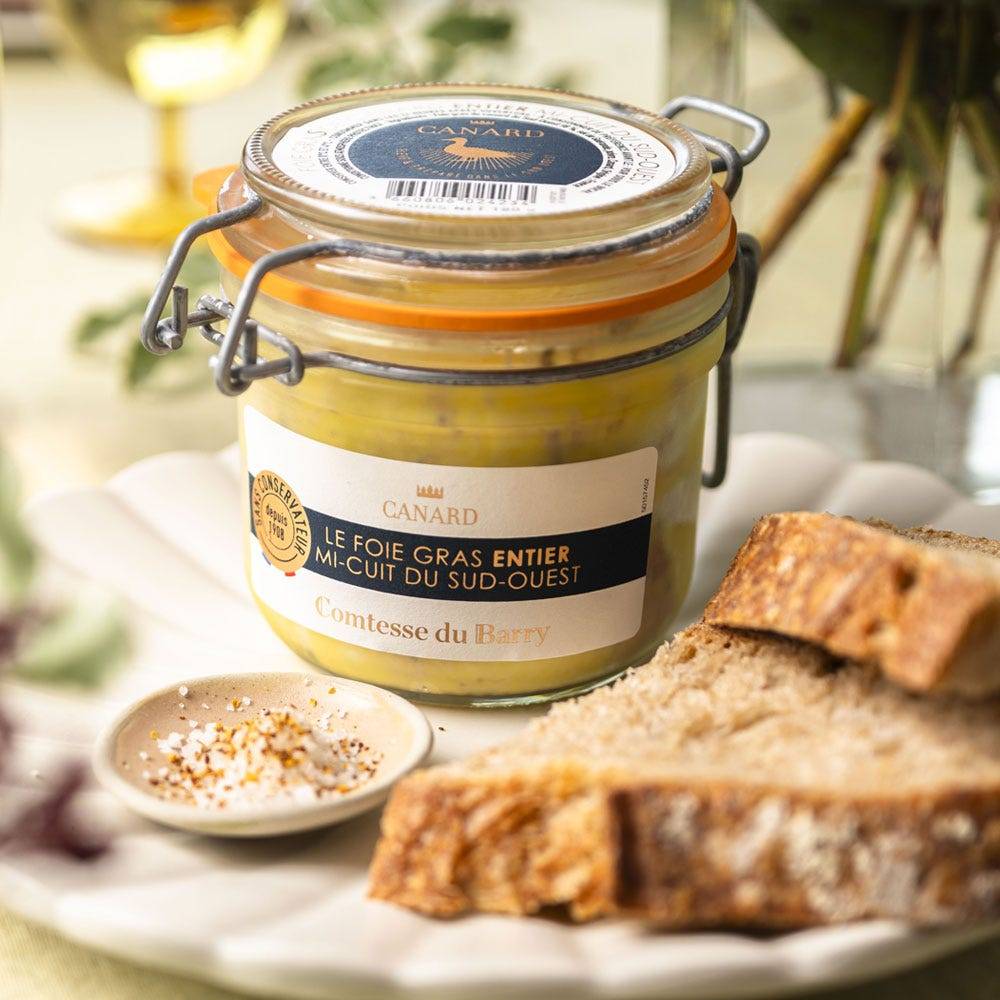 Foie gras de canard entier mi-cuit du Sud-Ouest 180g
