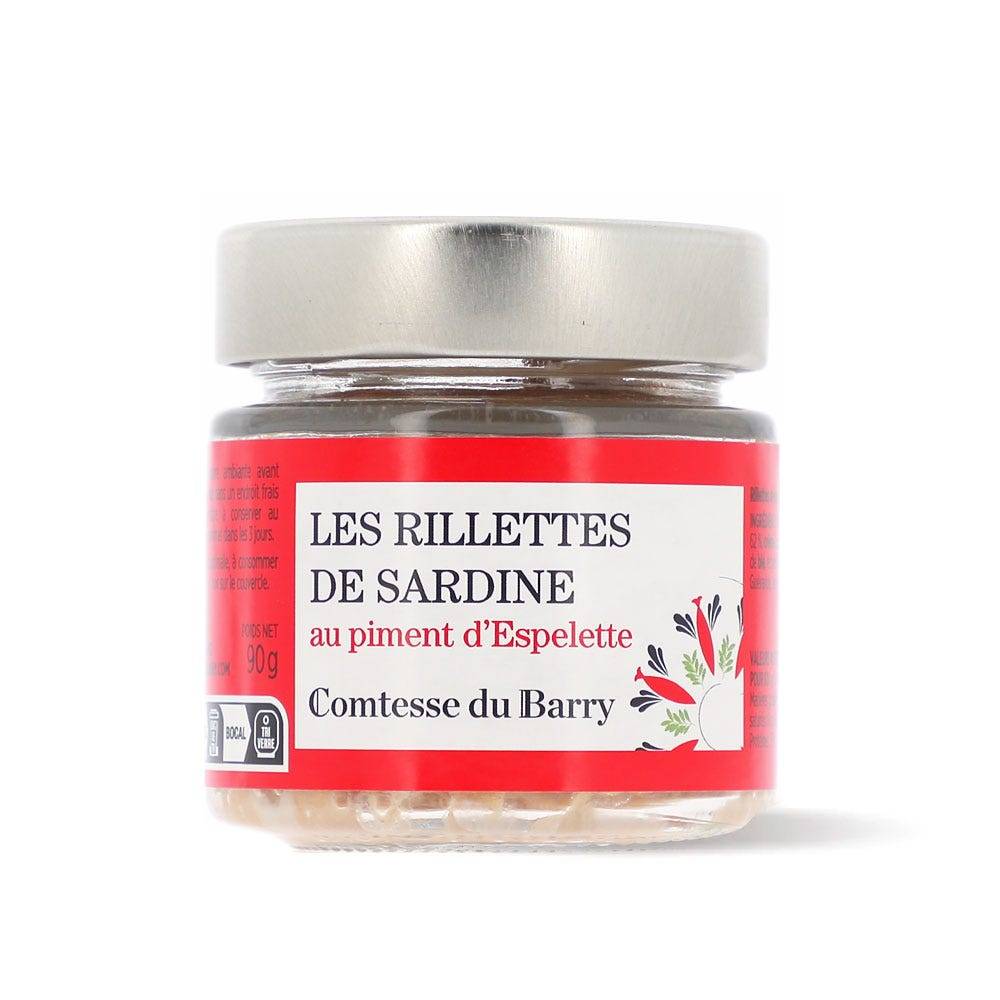 Rillettes de sardine au piment d'Espelette 90g