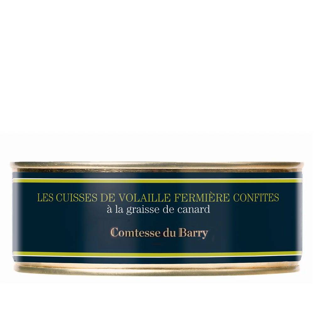 Cuisses de volaille fermière confites à la graisse de canard