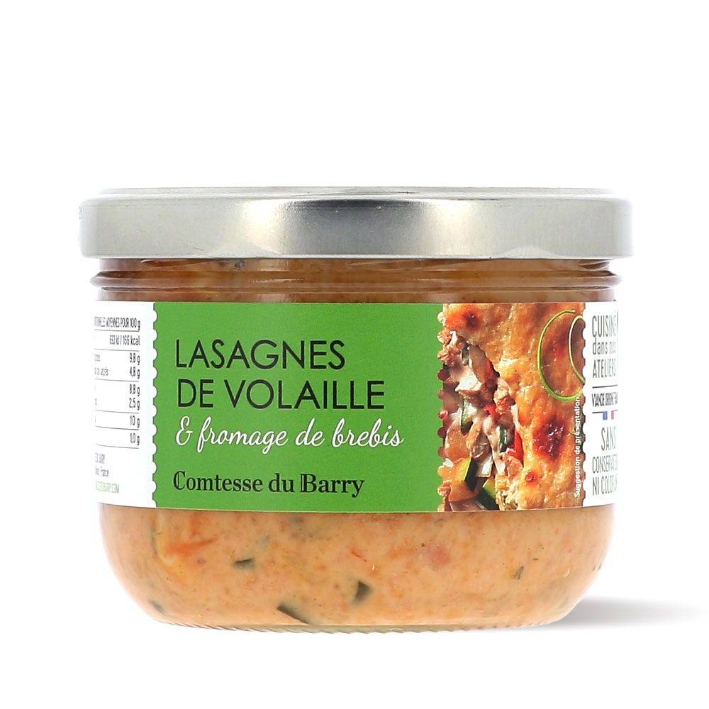 Les lasagnes de volaille et fromage de brebis 360g