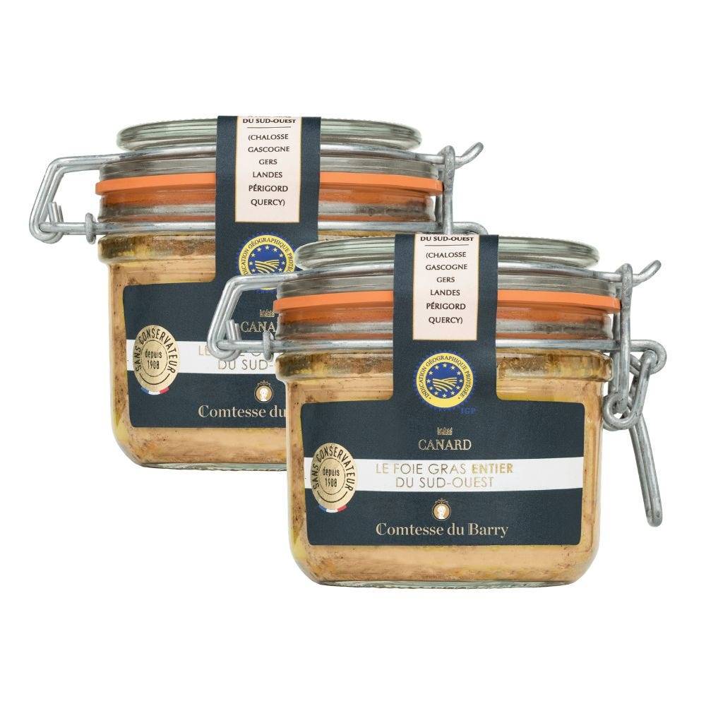 LOT DE 2 FOIES GRAS 165G COMTESSE DU BARRY