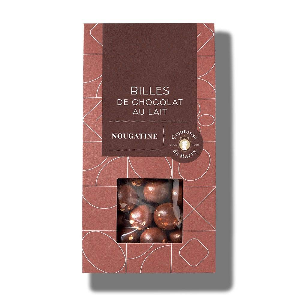 Billes de chocolat au lait nougatine 100g