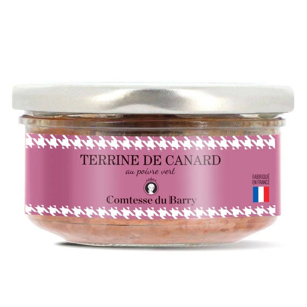 Terrine de canard au poivre vert