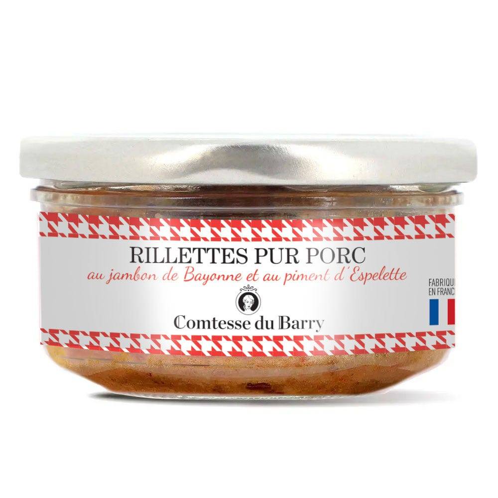 Rillettes de porc au piment d'Espelette et jambon de Bayonne