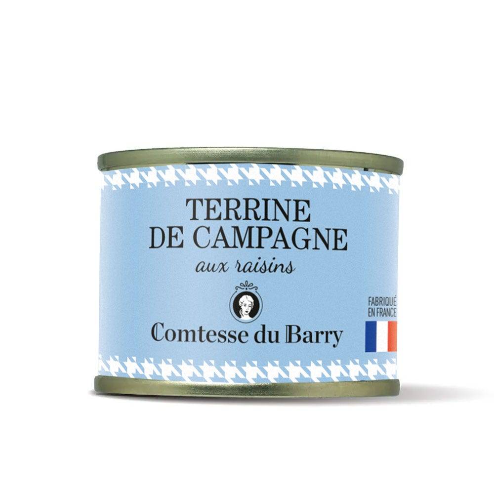 Country terrine with grapes
