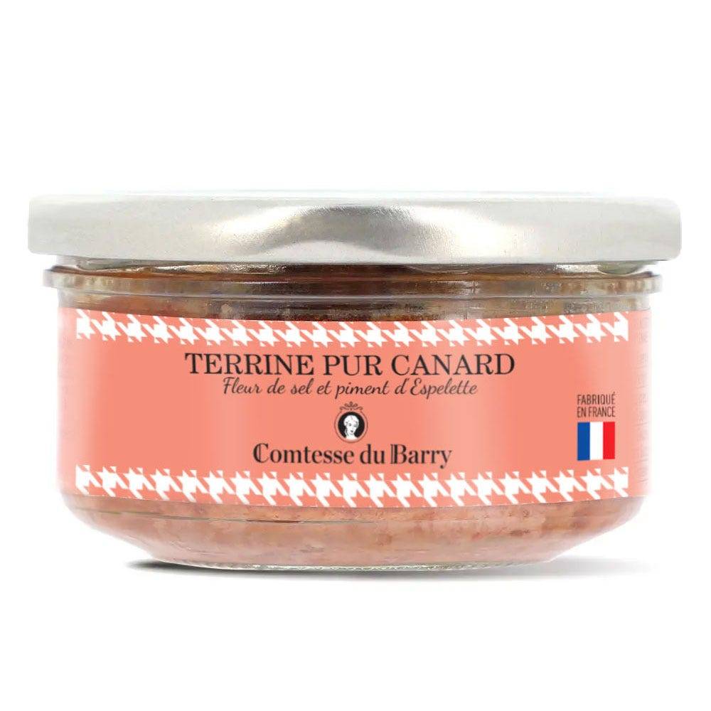 Terrine pur canard à la fleur de sel et au piment d'Espelette