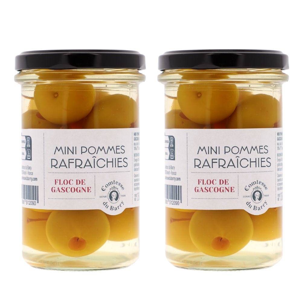 lot de 2 mini pommes rafraichies a l'armagnac