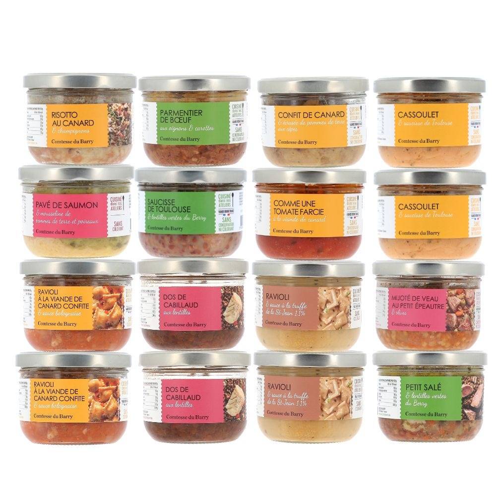 L' assortiment gourmand - plats individuels pour 1 personne