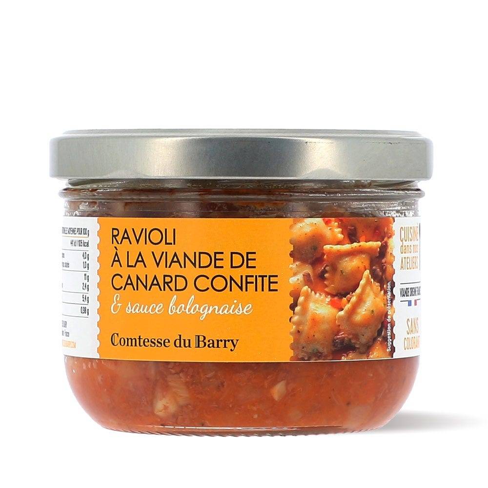 Ravioli au confit de canard et à la sauce bolognaise 350g