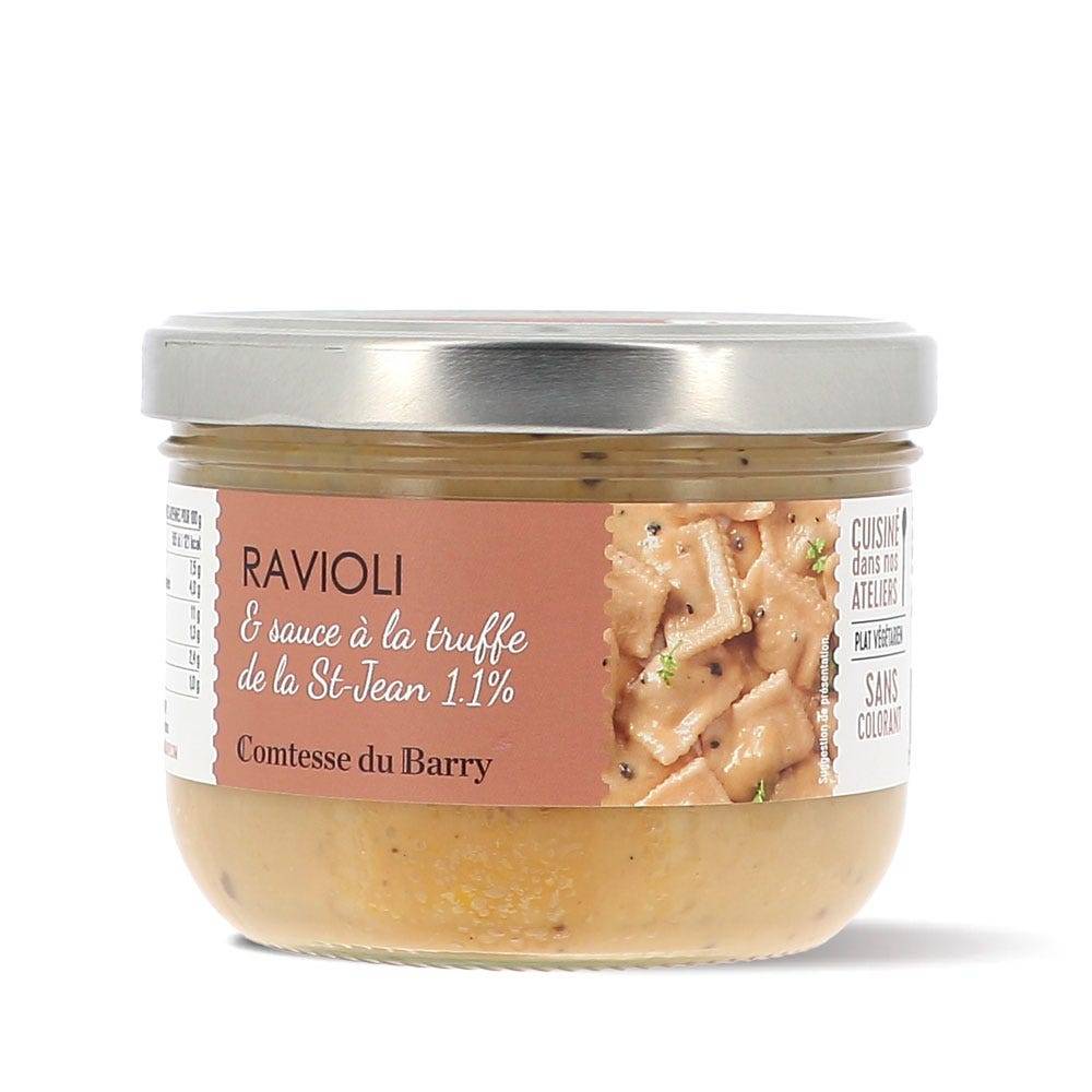 Ravioli sauce à la truffe de la St Jean 1.1 %