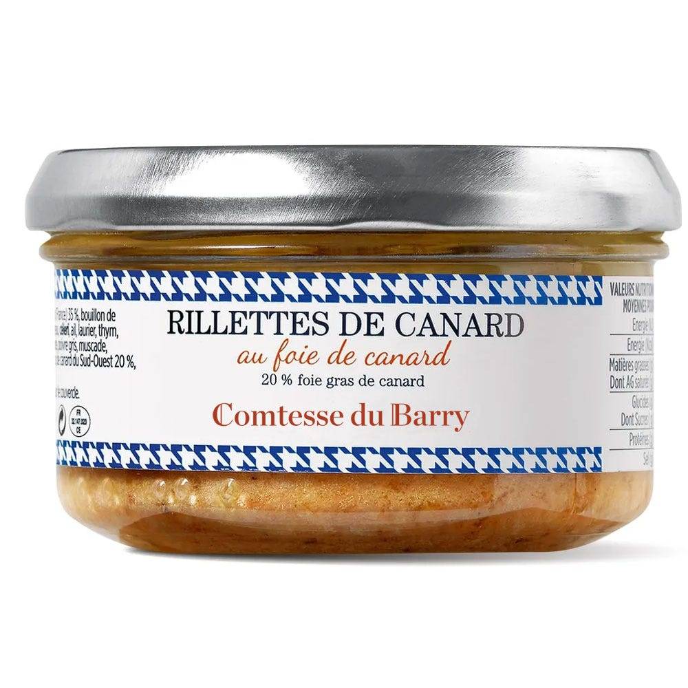 Rillettes de canard au foie de canard