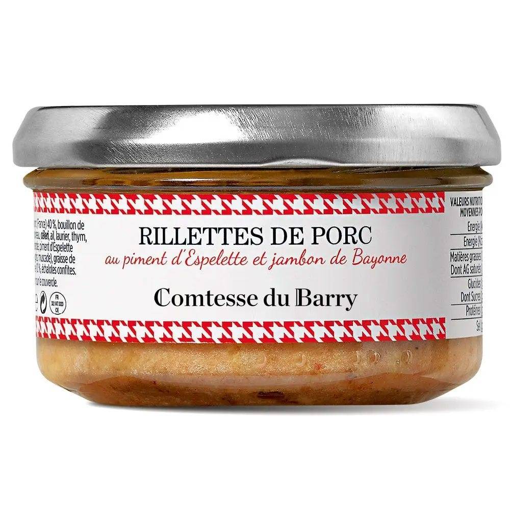 Rillettes de porc au piment d'Espelette et jambon de Bayonne