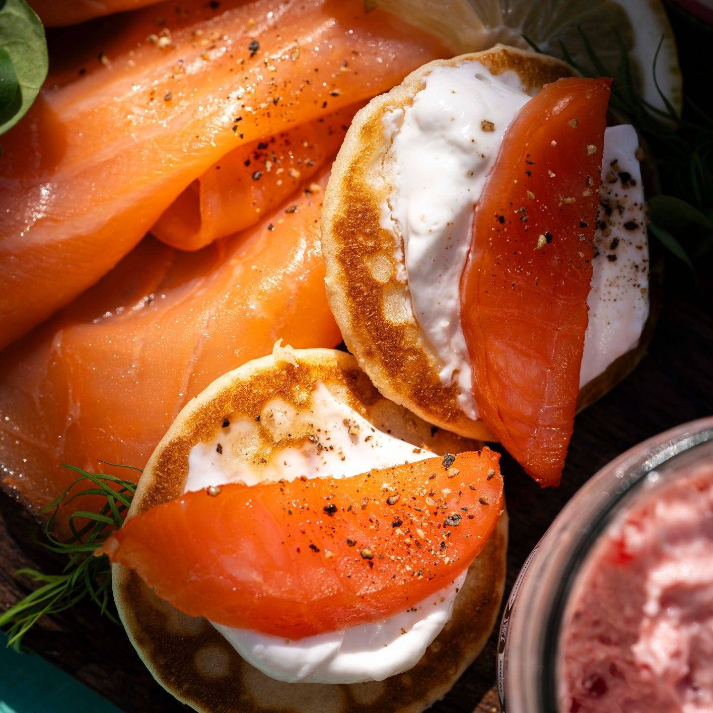 Heart of Norwegian salmon fillet smoked in Beech wood 150g