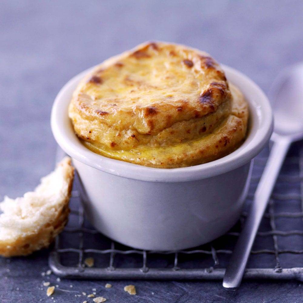 Soufflé au foie de canard et au Sauternes