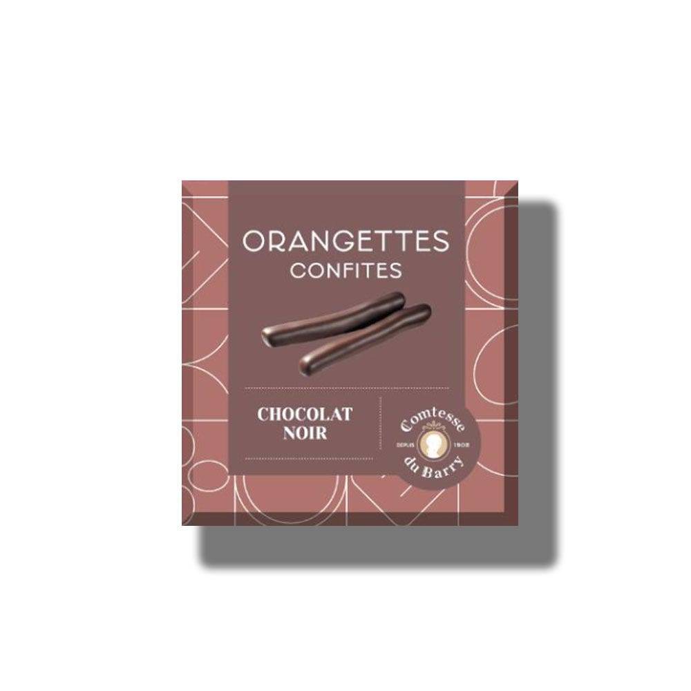 Orangettes confites chocolat noir 100g
