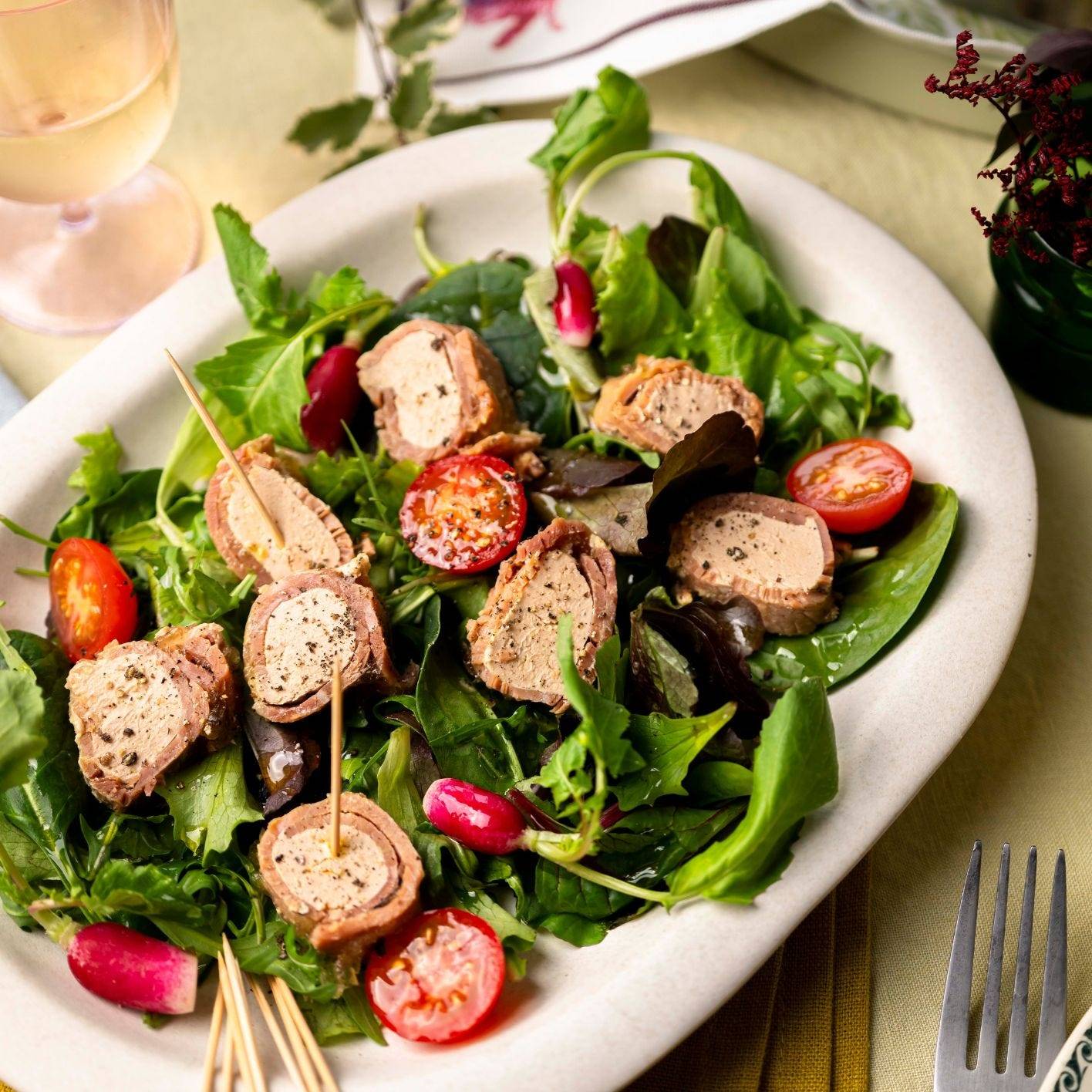 Flûteaux de jambon au foie de canard 200g