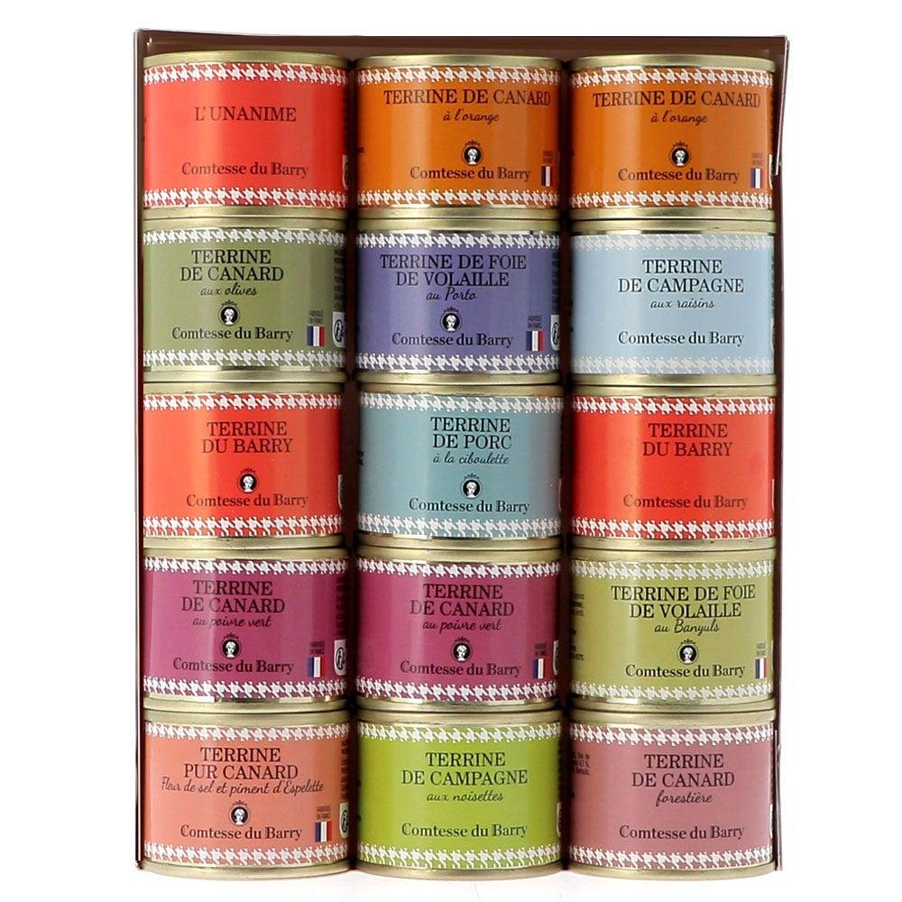 L'assortiment 15 Terrines