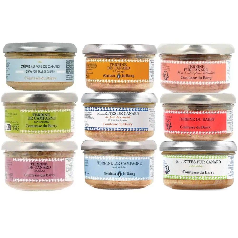 L'assortiment terrines - 9 spécialités