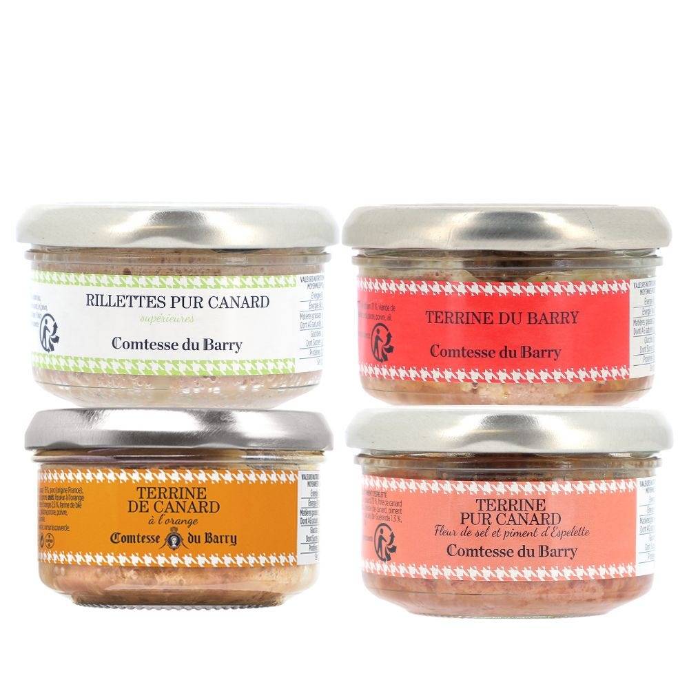 assortiment saveurs terrines et rillettes comtesse du barry