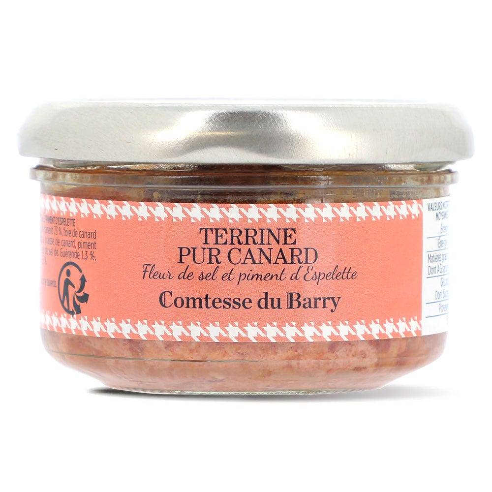 Pure duck terrine with fleur de sel and Espelette pepper